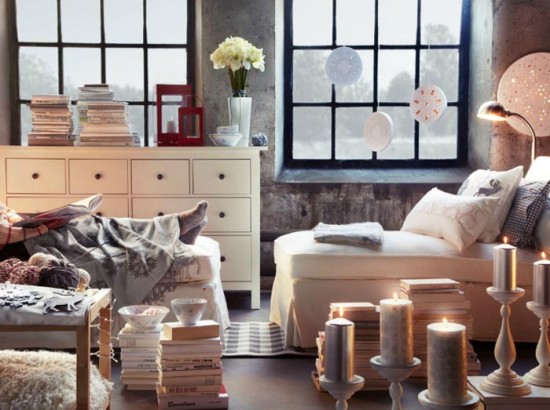 Simple-IKEA-2011-Christmas-Living-room-Decoration-ideas-550x410