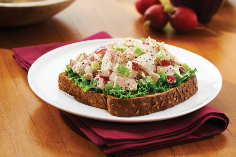 Crunchy Tuna and Radish Salad Sandwich