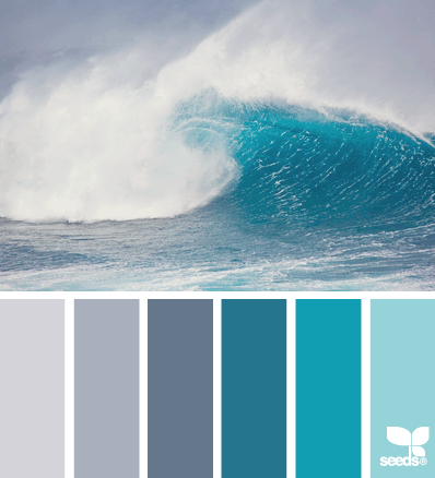 grey and teal color palette