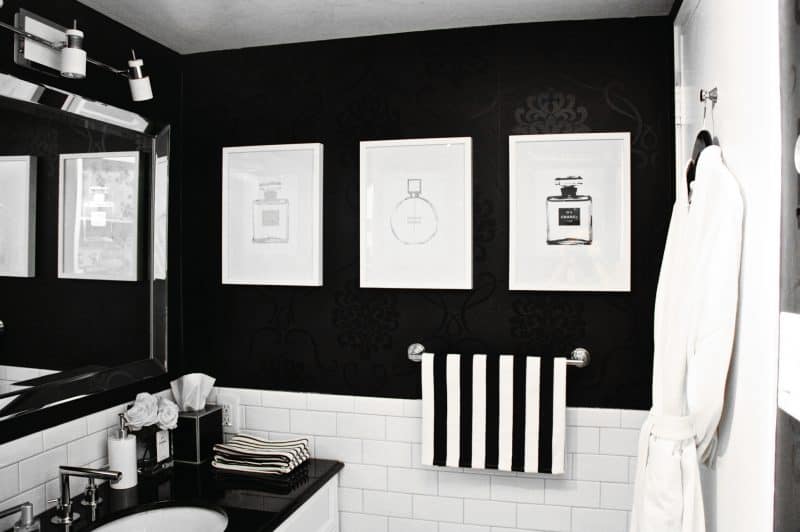 Bathroom Chanel Art Design Ideas