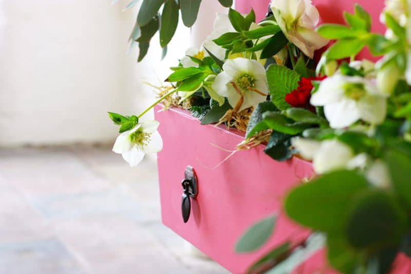 Abigail & Ryan Bell's Floral Coral Chest of Drawers. Annie Sloan Painters in Residence (3)