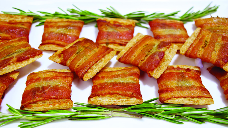 Crunchy Bacon and Rosemary Bites