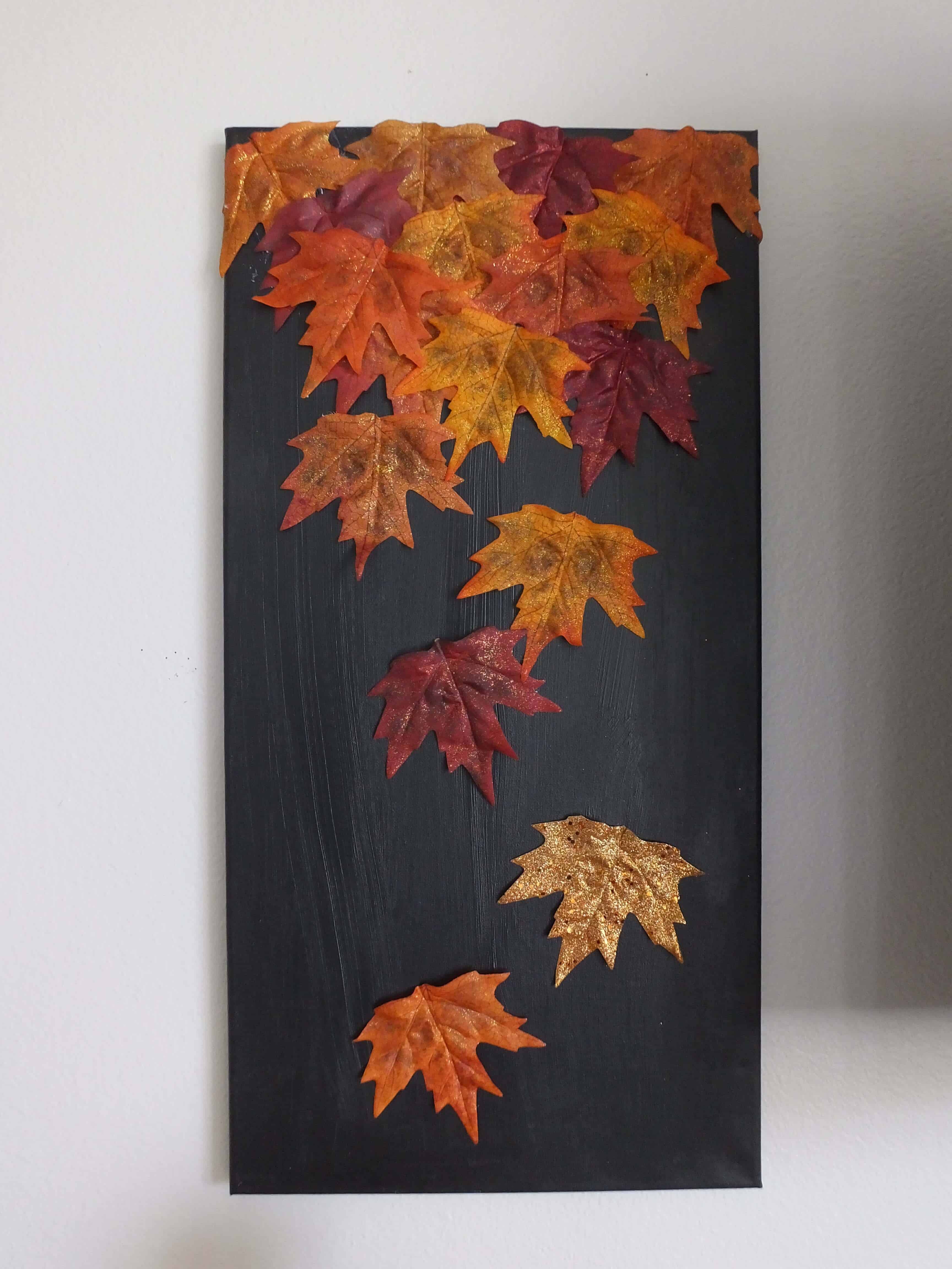 DIYs Decor Using Fall Leaves - Home Trends Magazine