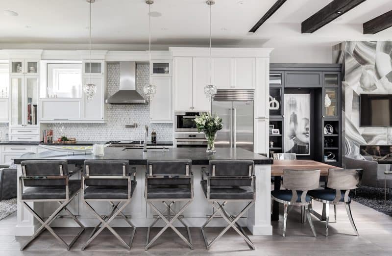 monochromatic kitchen