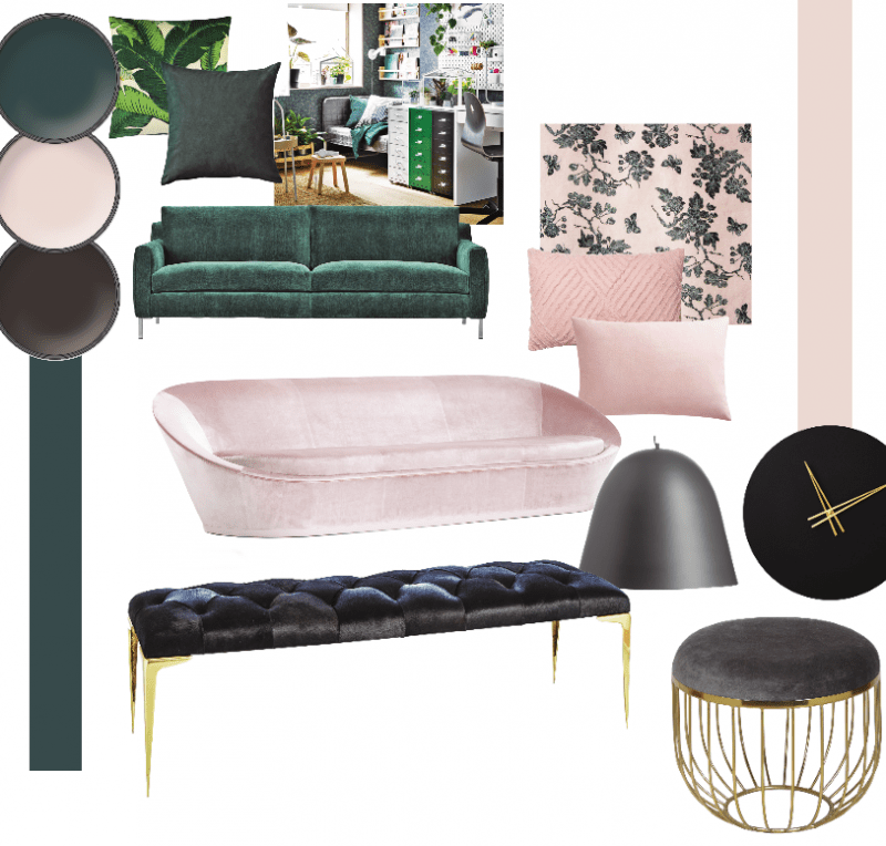 2019 Color Trends Green Blush And Black Home Trends Magazine