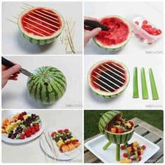 DIY Watermelon Grill Centerpiece