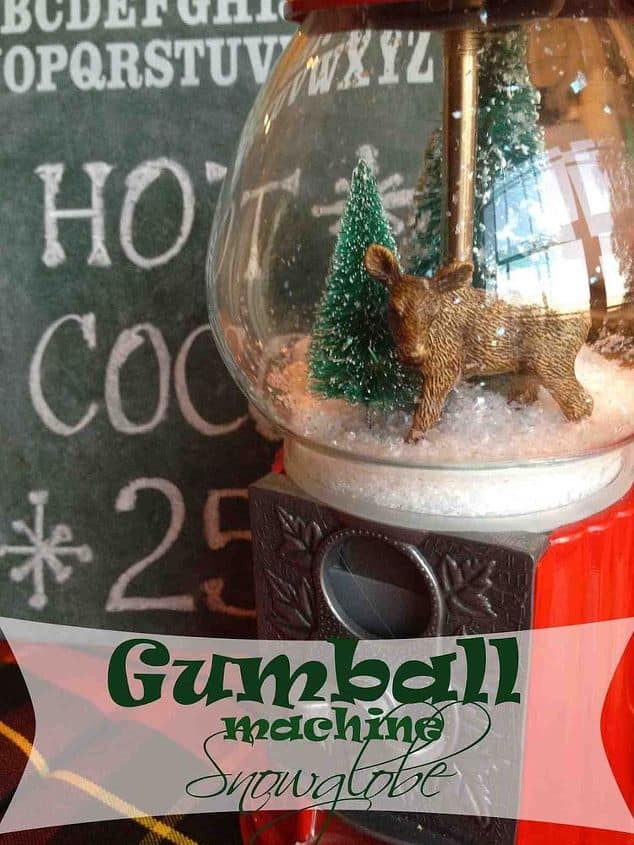 Gumball Machine Snow Globe