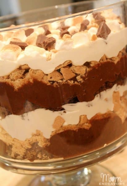 Brownie S'mores Triffle Dessert