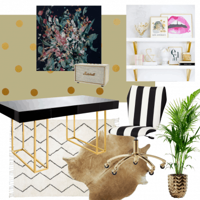 A Green Peace Office Design Board by Sarah Marie - Home Trends Magazine