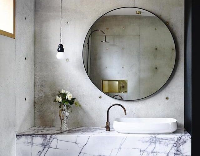 What S Trending In Bathroom Mirrors, How Big Should A Round Bathroom Mirror Be
