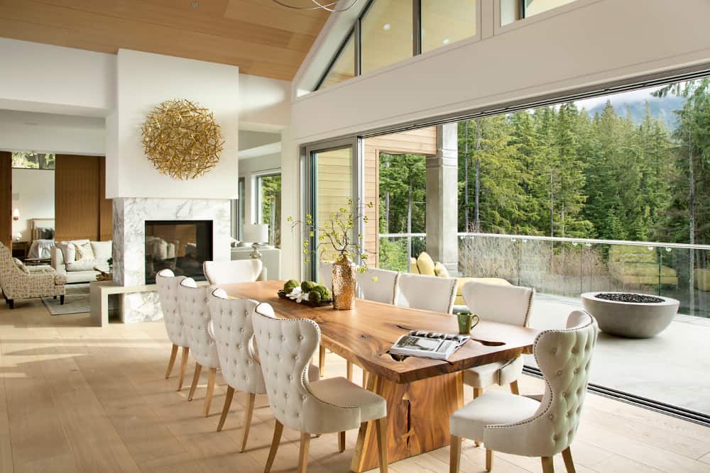 mountain view dining room
