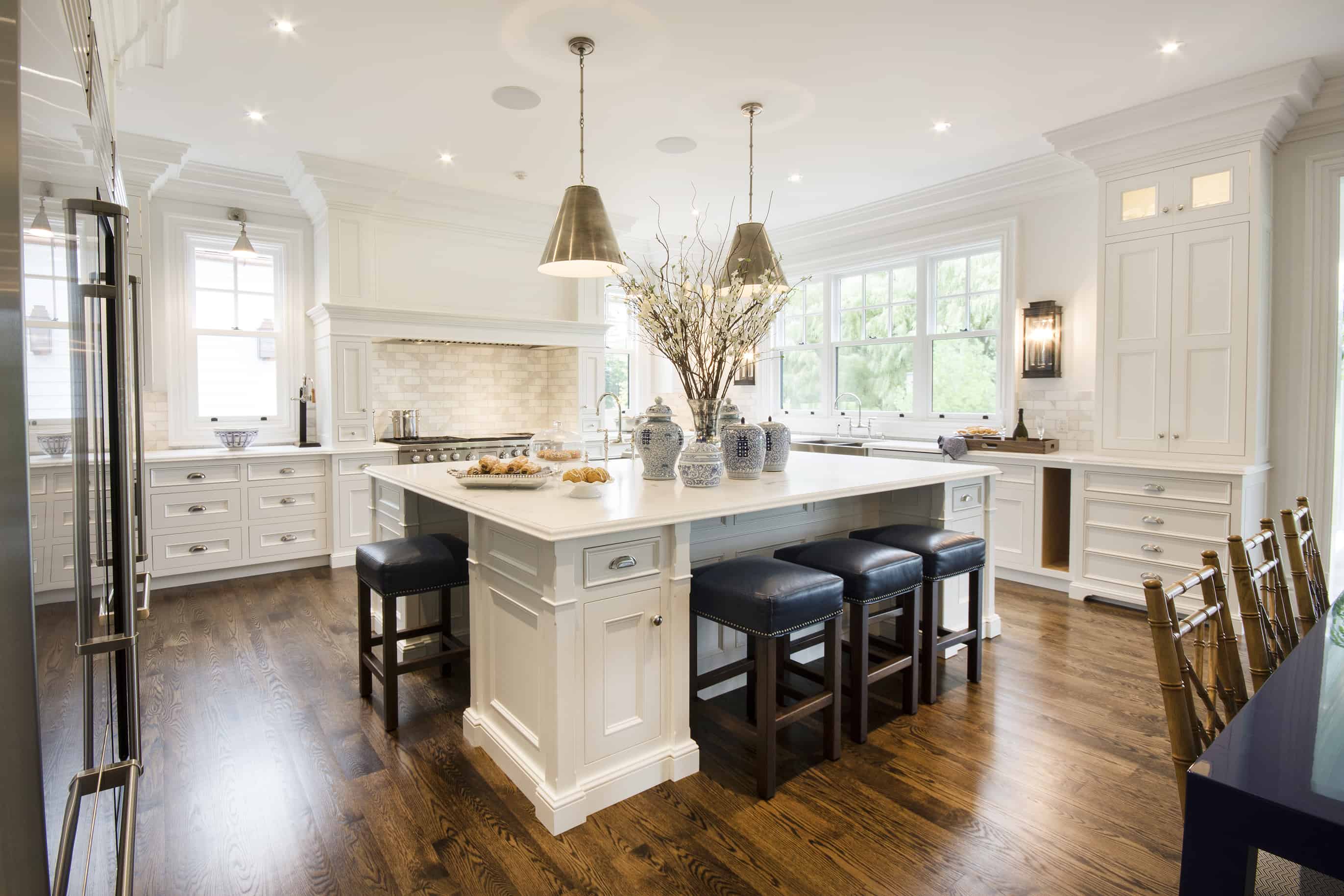 A Grand Kitchen Island is The Perfect Fit for this Kitchen