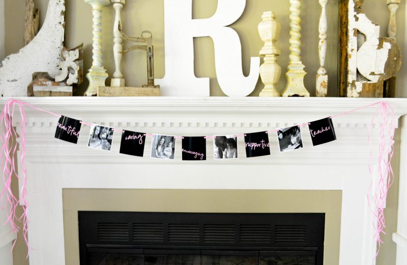 Mother's Day Photo Banner DIY